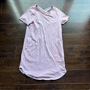 Ivivva by Lululemon Baby Pink Criss Cross Back Dress!